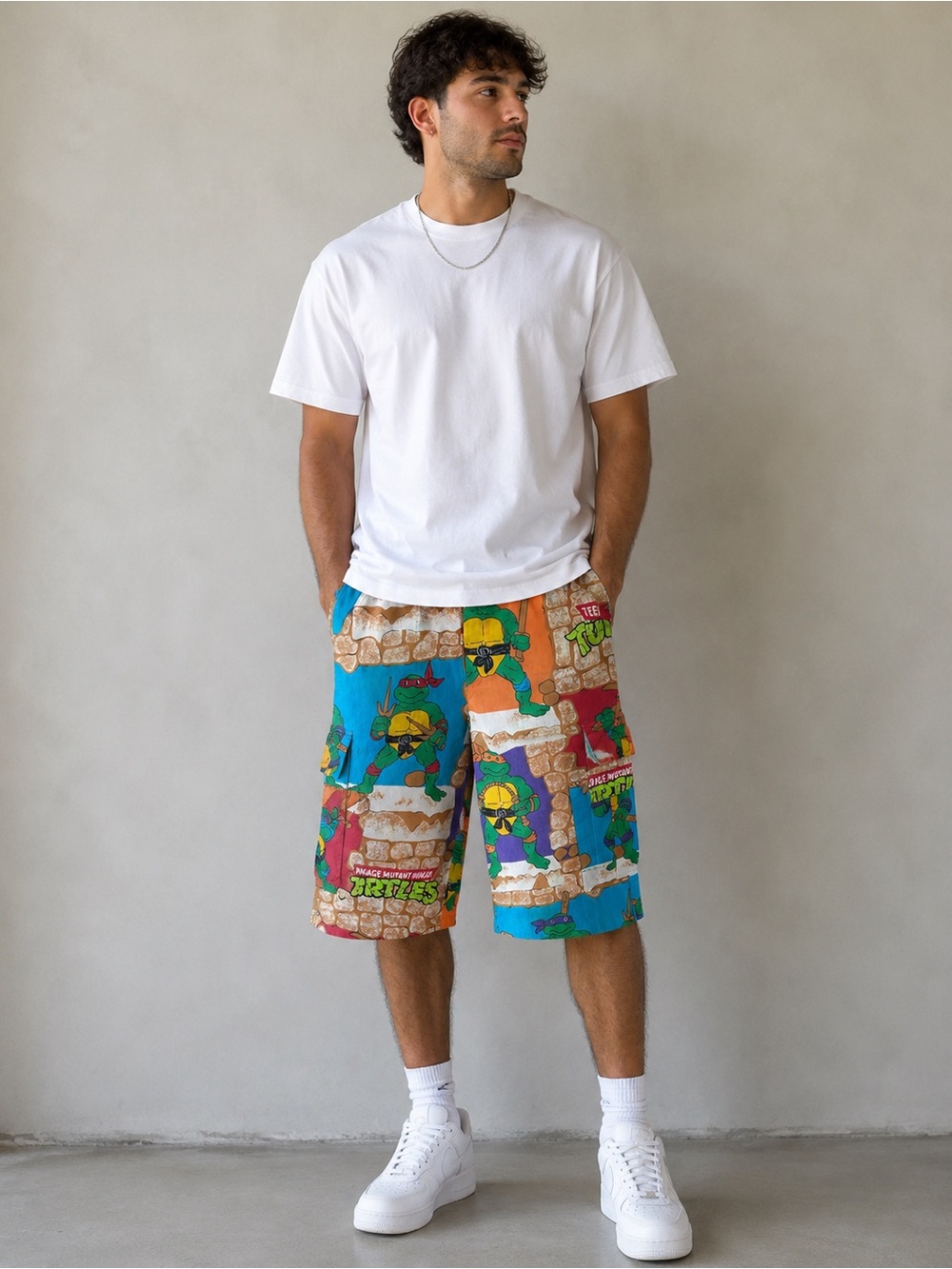 Custom Vintage Ninja Turtles Shorts